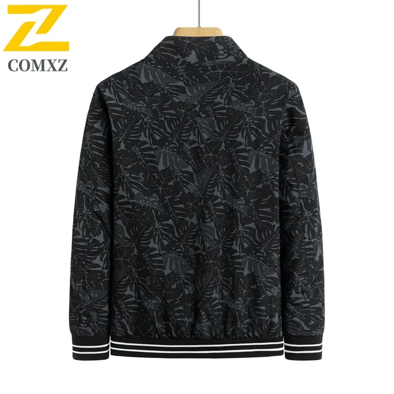 COMXZ Men Jacket 2025 Wrinkle Resistant Lightweight Business Casual Outdoor Hiking Travel Coat Breathable Windbreaker Jackets