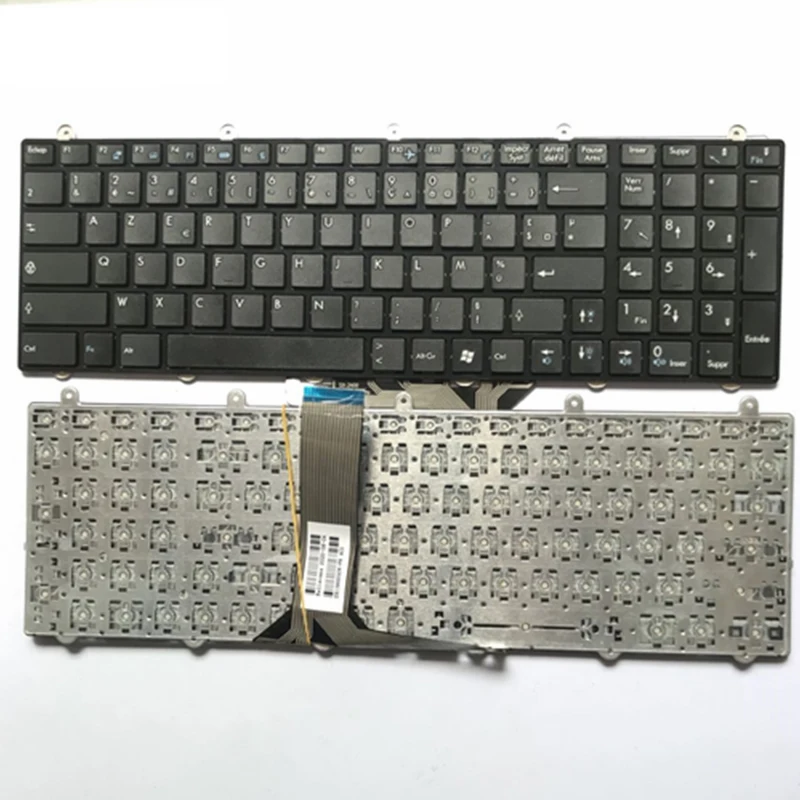 Imagem -02 - Teclado Francês para Msi Ms1755 Ms-1756 Ms-175a-1758-1763-1759 Ge60 Gt70 Gt60 2pl Ms-16ga Ms-16gh Ms-16gf Novo fr