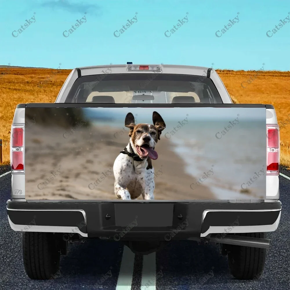 German Shorthaired Pointer Truck Tailgate Wrap Professional Grade Material Universal Fit for Full Size Trucks Car Wash Safe