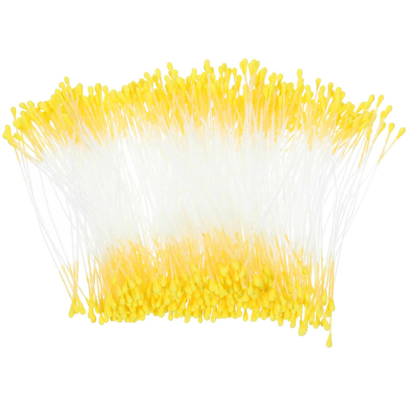 1 Kantong Bunga Buatan Pistil Ujung Ganda Bahan Kerajinan DIY Untuk Dekorasi Pernikahan Rumah Pesta Rangkaian Bunga Kuncup Grosir