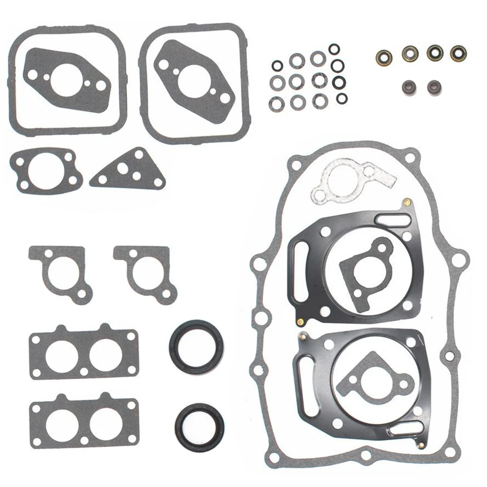 Metal 36pcs Gaskets Lawn Mower Parts # 808617 Brush Cutter Parts Engine Gasket Set For 842658 Replaces Garden Tool