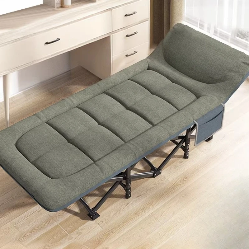 

Folding bed single office lunch break recliner household simple camp bed