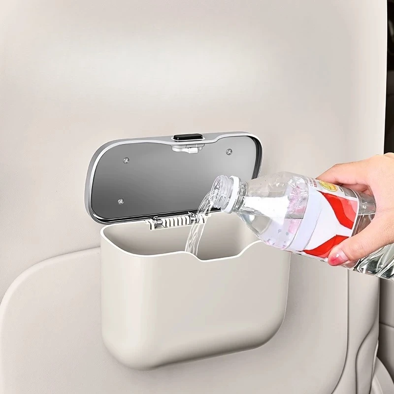 

Car seat back trash can interior supplies door storage box trash bag hanging type
