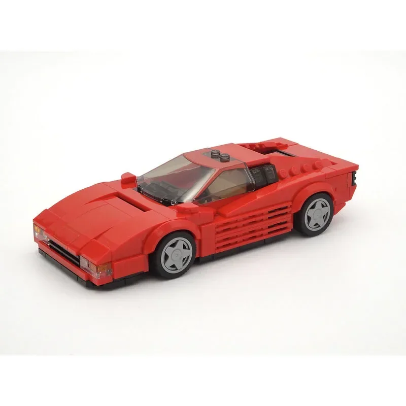 MOC سرعة بطل F40 سباق السيارات MOC-64414 لعبة السيارة الخارقة بنة نموذج 327 قطعة نموذج سيارة هدايا أعياد ميلاد للأطفال هدية الكريسماس