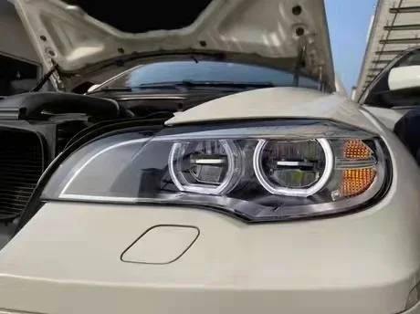 

Светодиодная фара для BMW X6 Angel eyes DRL Дневные ходовые огни Желтый указатель поворота Автомобильные лампы