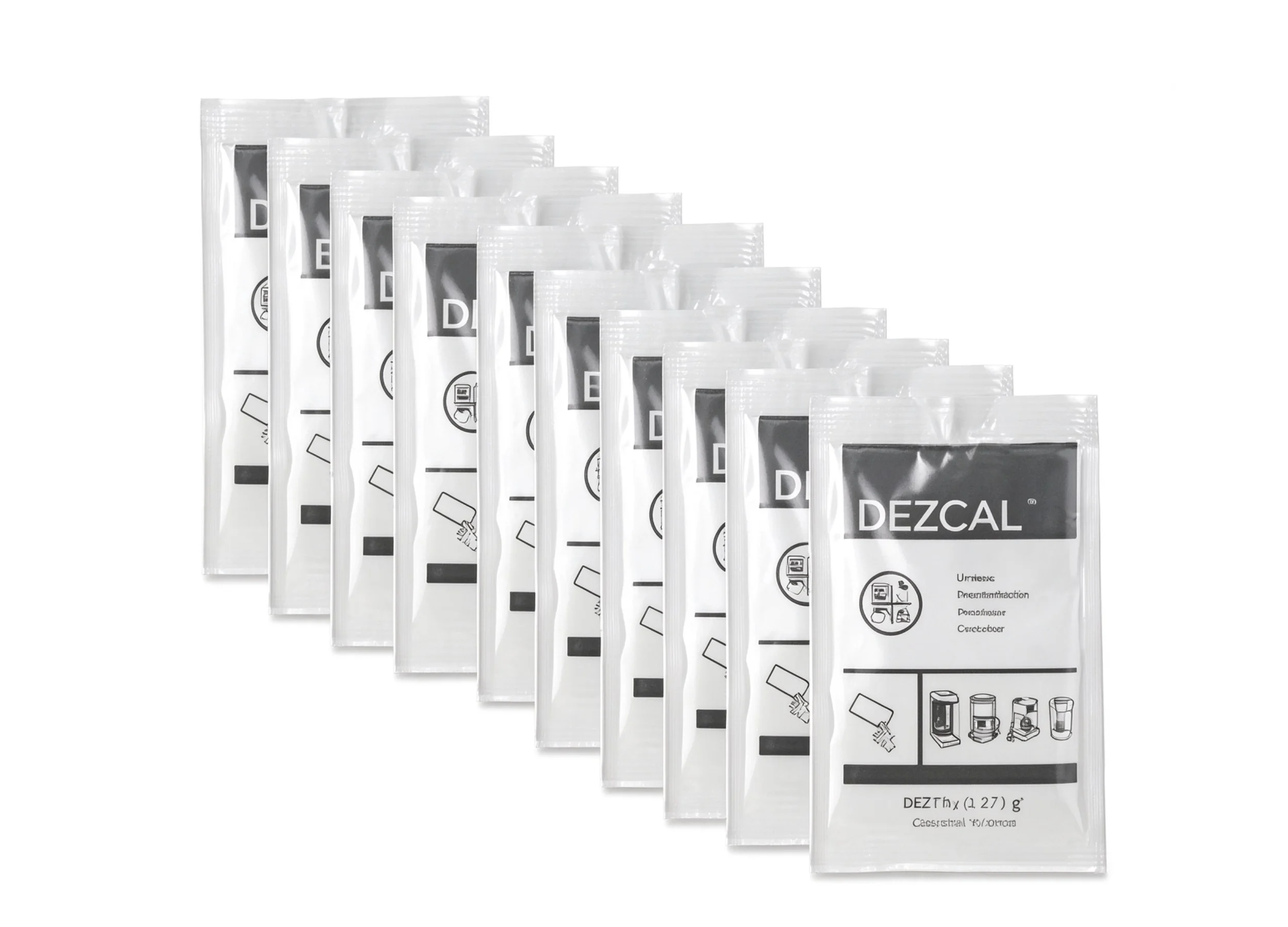 Urnex DEZCAL Coffee Maker & Espresso Descaler 10 Packets Breville Senseo Melitta
