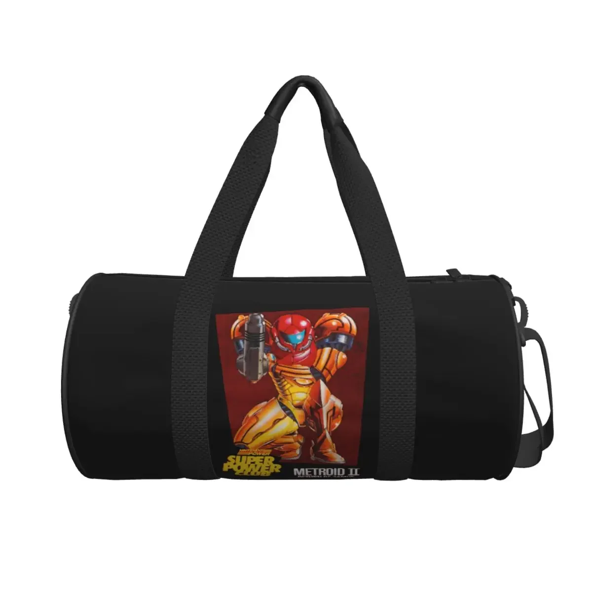 

Metroid II Return Of Samus Metroid Samus Aran Large Duffle Gym Bag Multi-Functional Duffle Travel Bags Handbags Fitness bag