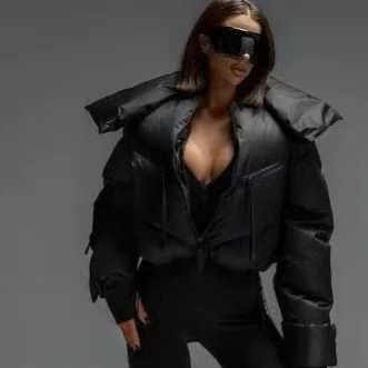 Faionable algodão jaet gola com zíper feminino outono inverno nova chegada fino ajuste commute sle ort comprimento cor pura