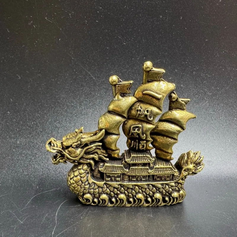 Versatile New Brass Smooth Sailing Boat Ornament