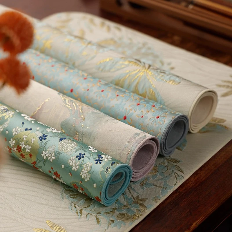 

Calligraphy National style tea tray mat Tea set accessories Mat StudyBrush double-sided special pad felt Table mat Painting felt