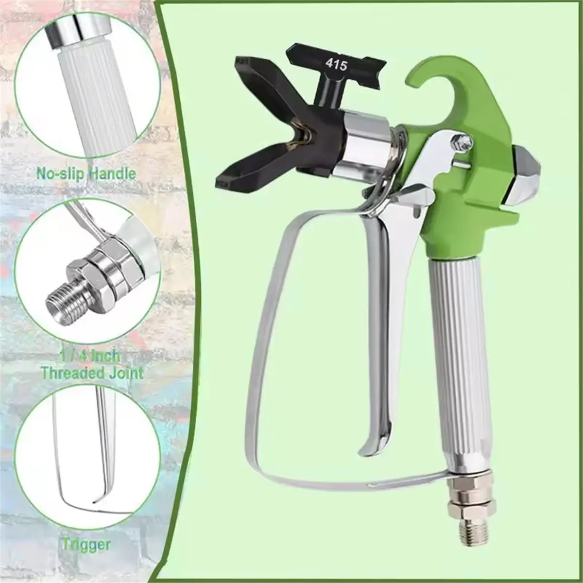 High Pressure Airless Paint Kit with 6 Tips and 5 Filters for Efficient Spraying