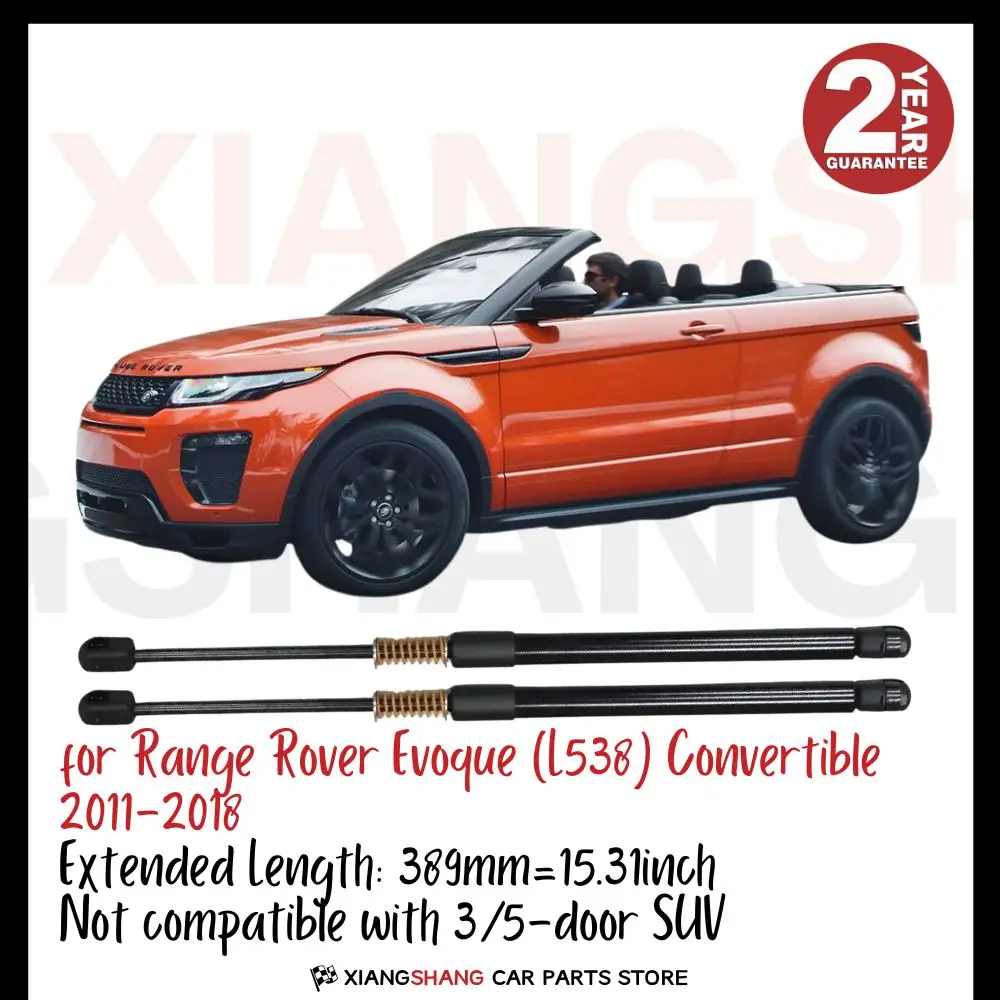 

2 шт. демпфер задней двери багажника для Range Rover Evoque (L538) Convertible 2011-2018 с пружиной, газовые стойки багажника, поддержка подъема