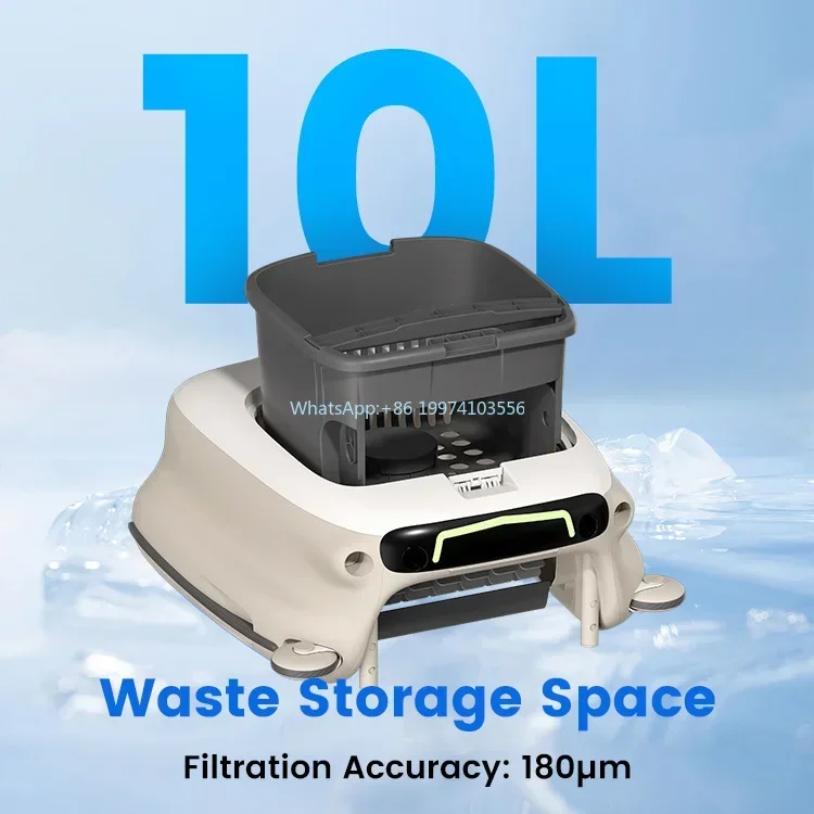

Pool Skimmer Robot Vacuum Cleaner For Pool Cordless Robot Vacuum Automatic Cleaner Swimming Pool Robot Cleaner