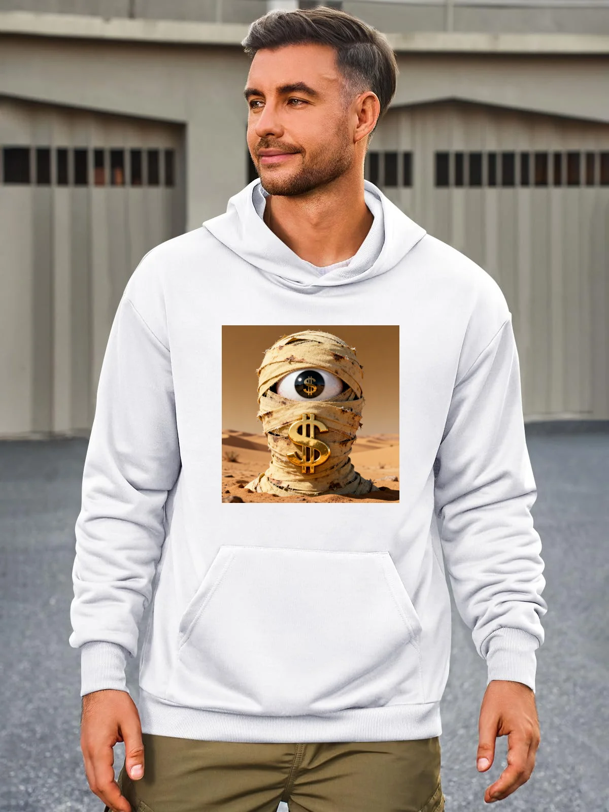 

Men's Pullover Hoodie: Versatile Sweatshirt for Sporty Outfits & Casual Men Wear