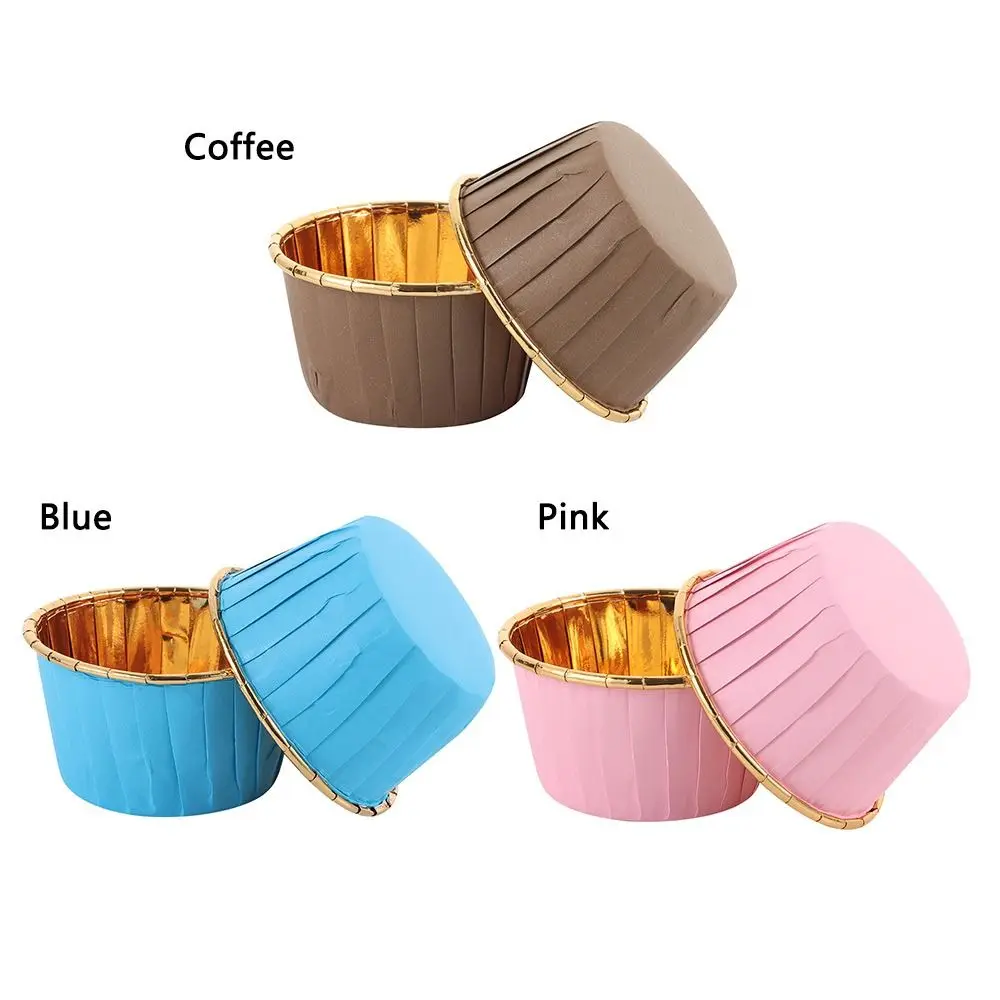 50PCS Muffin Cupcake Liner Cake Wrappers Baking Cup Tray Case Cake Paper Cups Pastry Tools Party Supplies