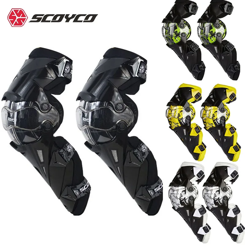 SCOYCO мотоциклетные наколенники, защитное снаряжение, защитные ограждения для мотокросса, оборудование для езды на мотоцикле Joelheira, теплые наколенники против падения