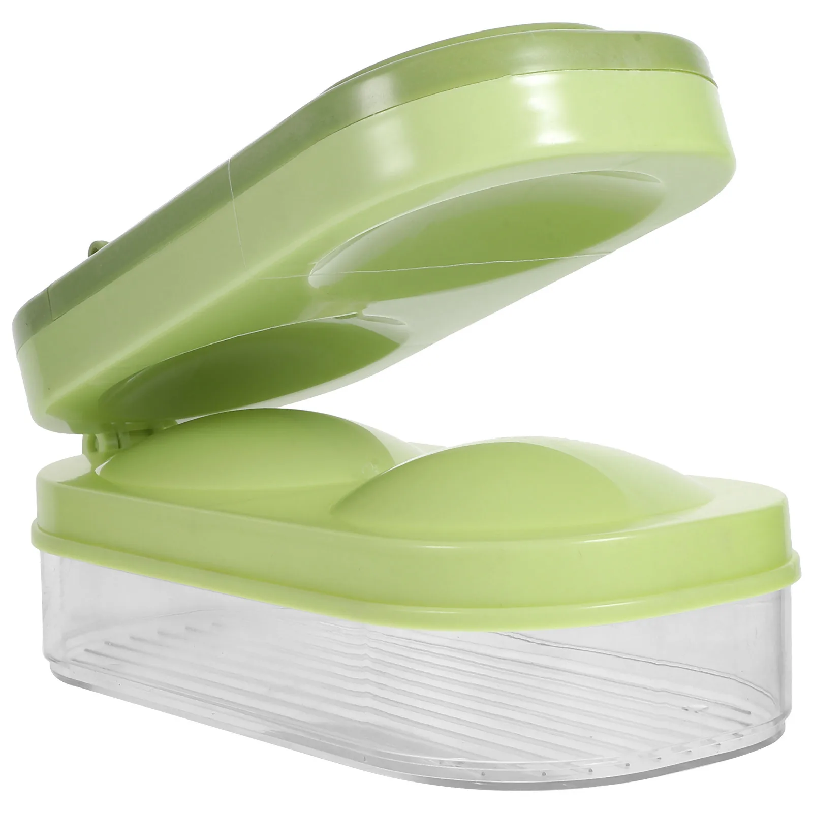 

Dumpling Presser PP Dough Press Tool Ergonomic Design Manual Dumpling Maker with Built-in Storage Box Kitchen Gadget