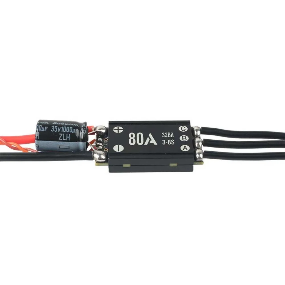 FATJAY KYE-80A 3-8S 33V ESC 32ビット水中スラスターブラシレス電子スピードコントローラー RCボート用