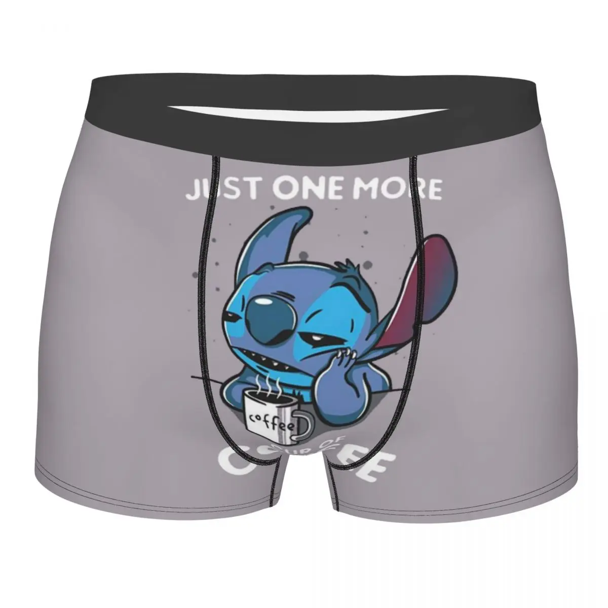 Custom Male Fashion Stitch Coffee Men Underwear Boxer Briefs Breathable Shorts Panties Underpants