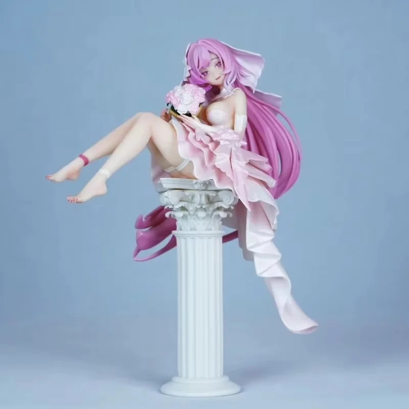 Nouveau ‌ Elysia ‌   Figurines Honkai Impact 3, collection de figurines d'anime, décoration, jouets, 1/6, robe de mariée, cadeau d'anniversaire personnalisé