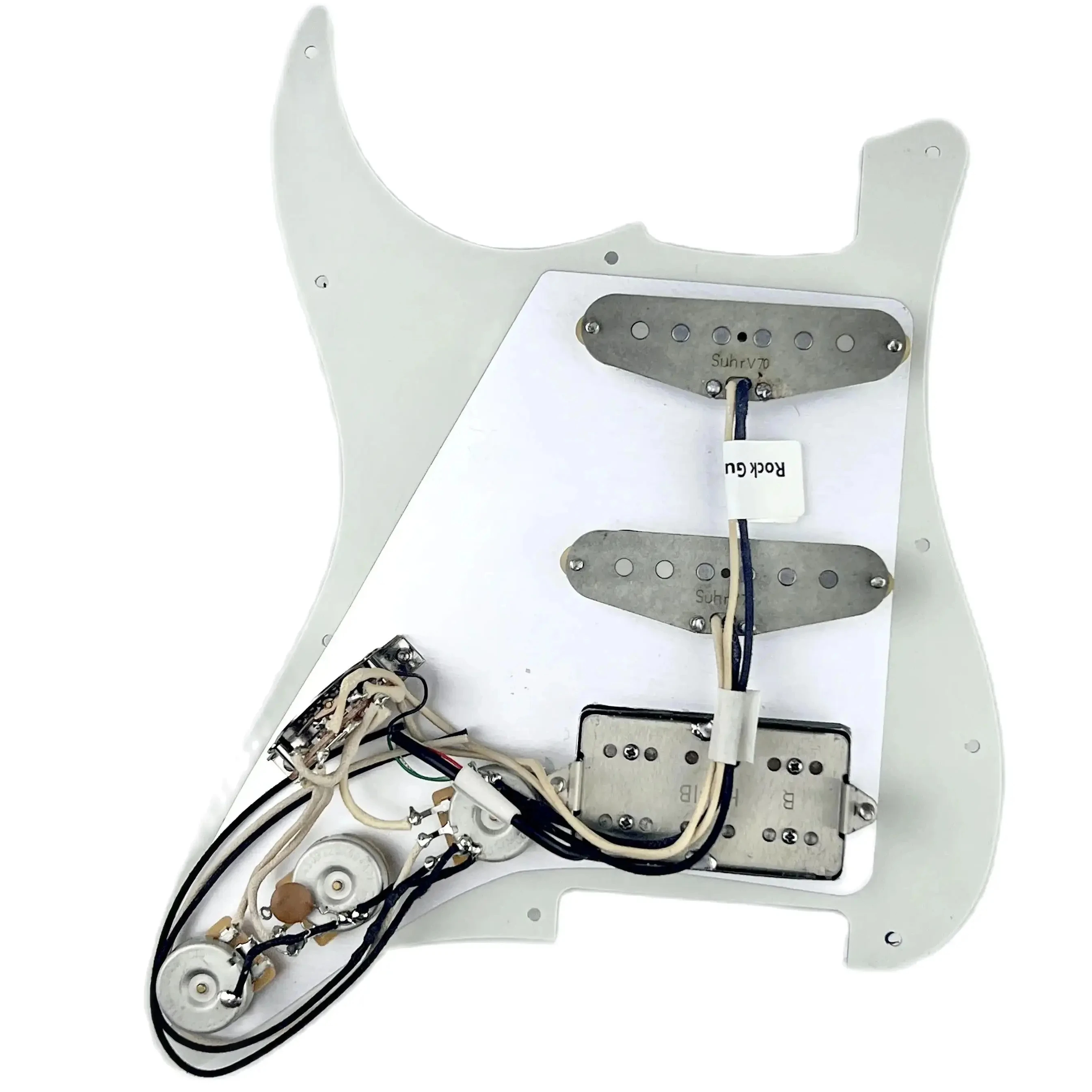 Alnico 5 Single Coil Pickup loaded Pickguard for ST Style Electric Guitar, ST V70, 60 Pickup for ST Guitar