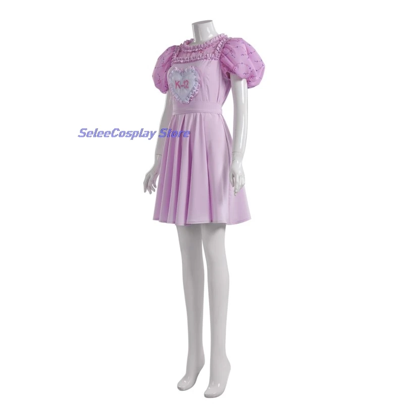 Women's K-12 Crybaby Angelita Cosplay K12 Uniform Pink Purple Dress Sweet Girl Melanie Martinez Halloween Costume