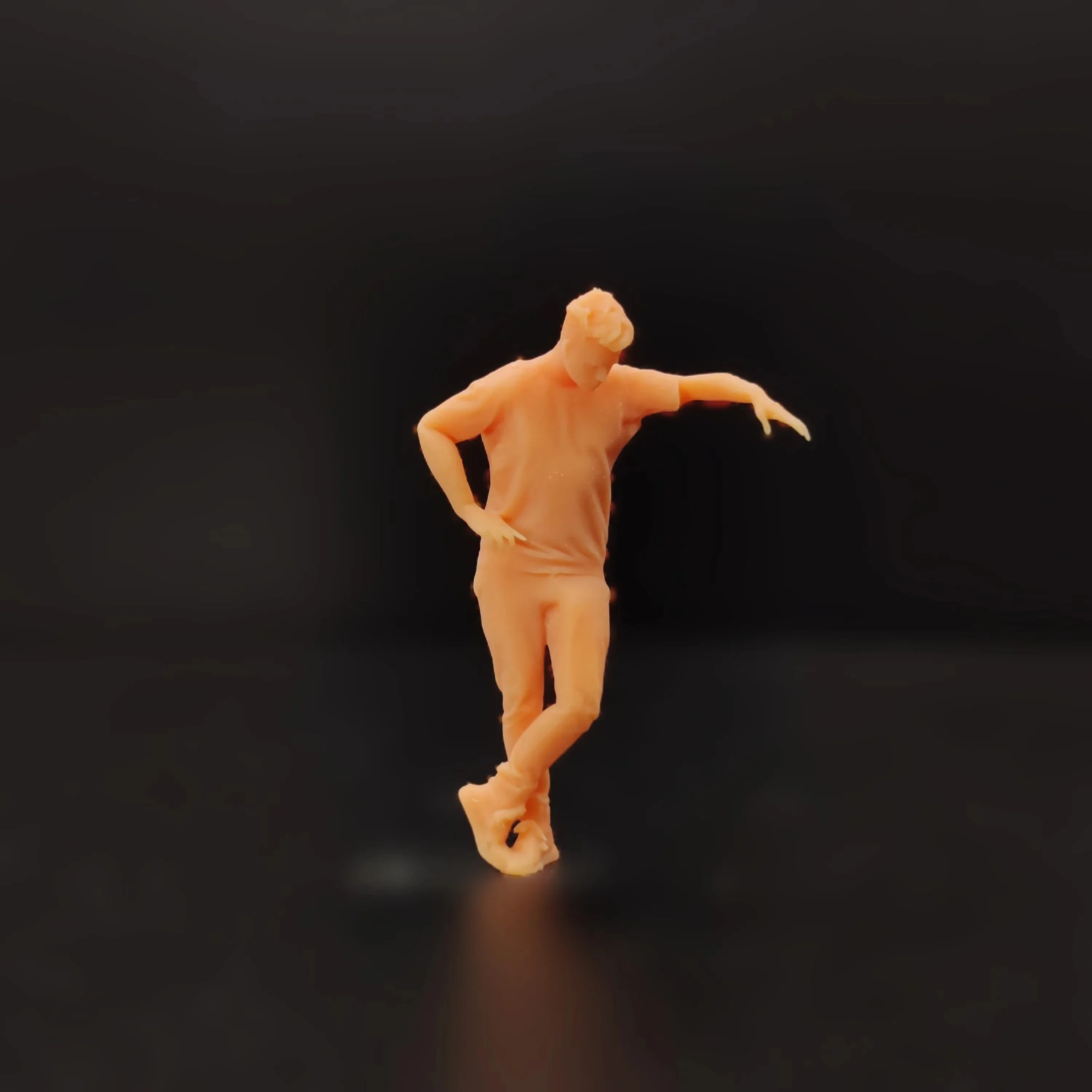 1/64 1/43 Scale Model Resin Arm In Arm Man  Uncolored Miniature Diorama Hand-painted T618