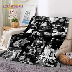 The Vampire Diaries Damon Salvatore Soft Flannel Blanket for Beds Bedroom Sofa Picnic,Throw Blanket for Outdoor Leisure Nap Gift