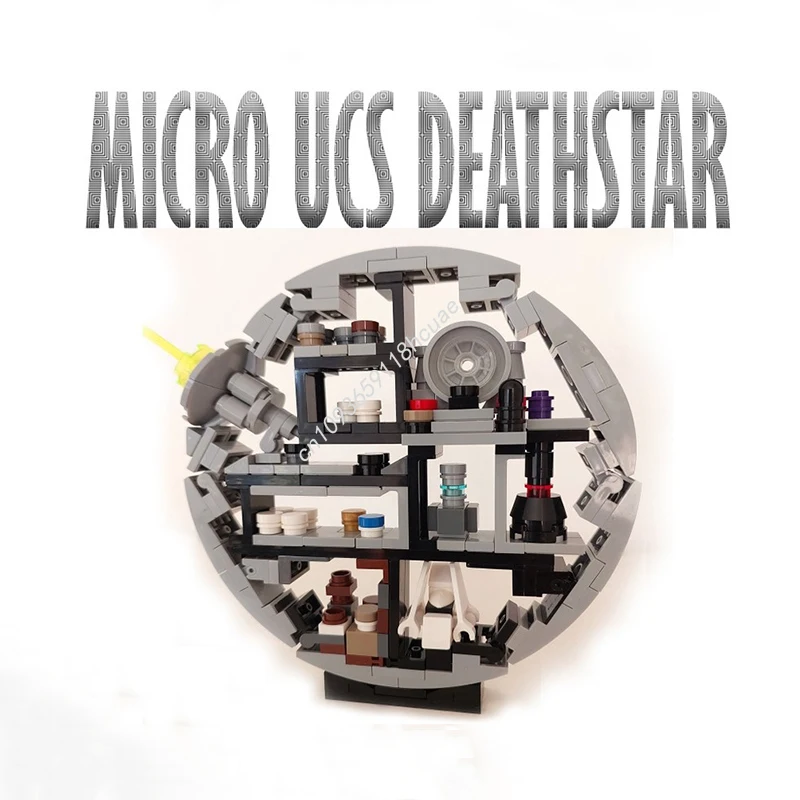 

224 шт. MOC Micro UCS Death Star Battle Модель Строительные блоки Архитектурная идея Кирпичные игрушки Образование Рождественские подарки