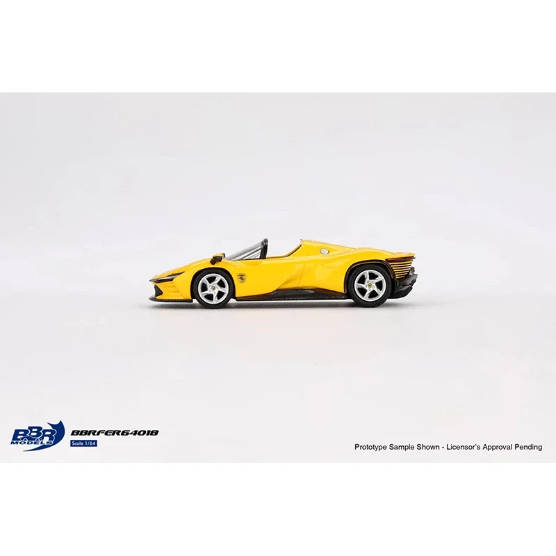 PreSale 1:64 BBR Daytona SP3 Giallo Modena Diecast Diorama Car Model Collection Miniature Toy