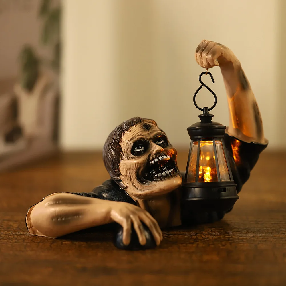 

Halloween Gift Statue Garden Mini Night Light Decor