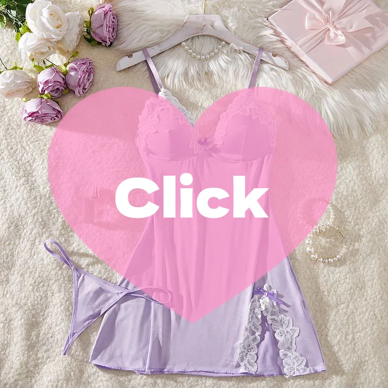 

Deep V Women Nightdress Sexy Lace Bow Lingerie Adult Dress Sleepdress Underwear Set Clothing