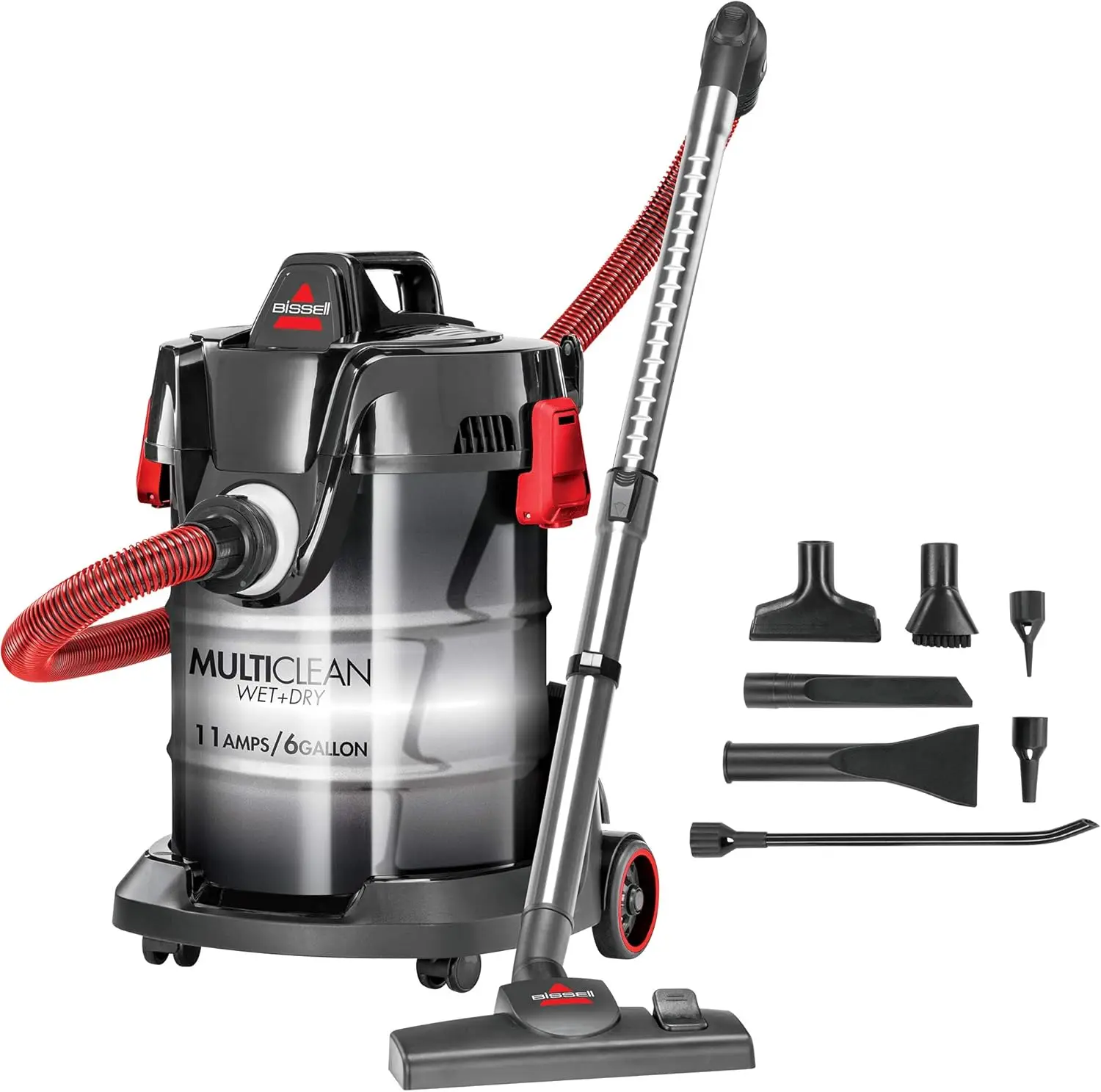 

Red, MultiClean Wet/Dry Garage and Auto Vacuum Cleaner, 2035M