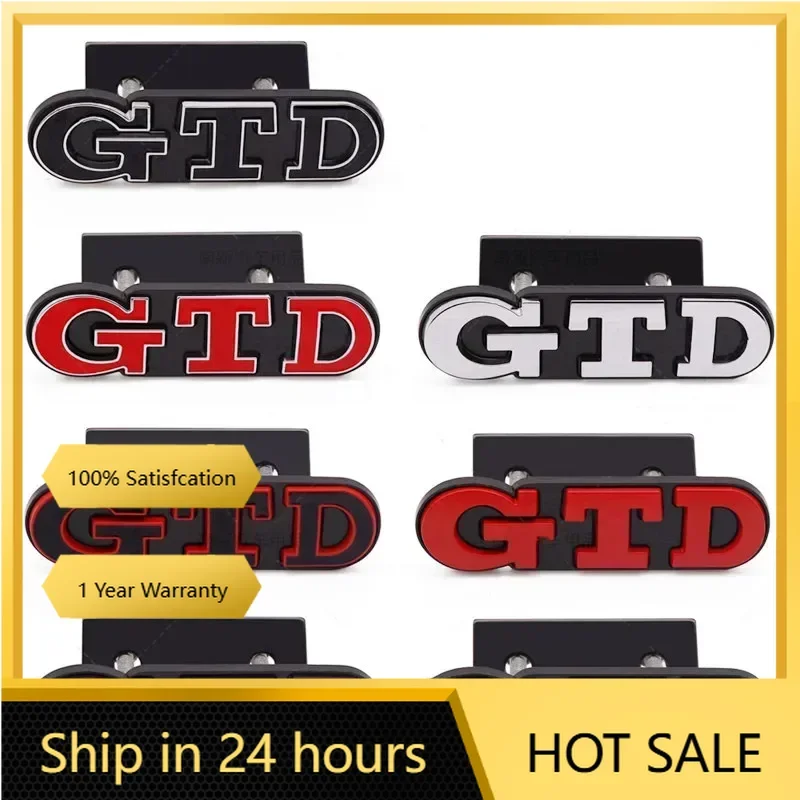 

2026 Новые эмблемы 3D Металлический логотип GTD Автомобильный задний багажник Наклейка Передняя решетка Эмблема для VW Polo GTD MK4 MK5 MK6 MK7 Golf 4 5 6 7