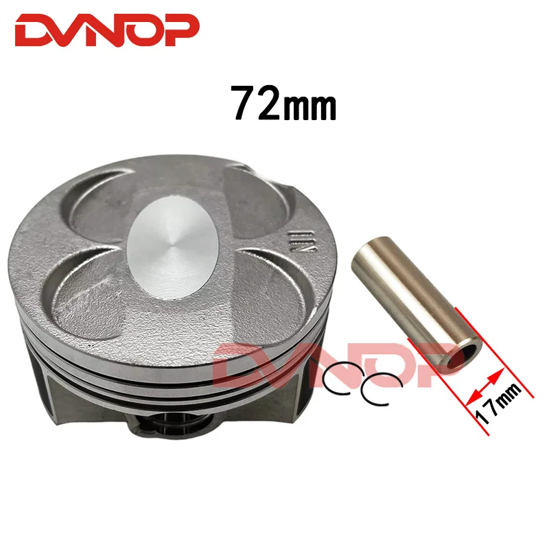 Motorcycle piston ring For benelli BJ250-15A BJ250 TNT250 72mm