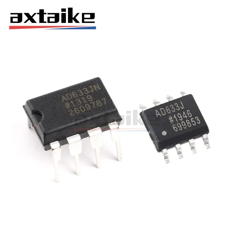 AD633 AD633JNZ DIP-8 AD633JRZ SOP-8 AD633J AD633JN AD633JR Low Cost Analog Multiplier IC SMD Chip