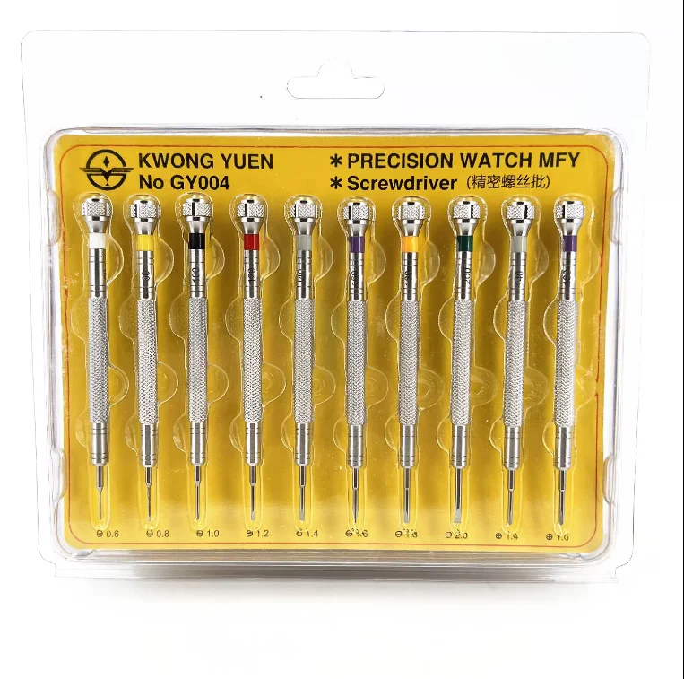 High quality 10PCS precision watch repair tools screwdriver set