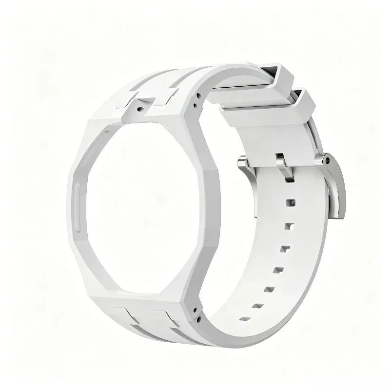 Biokeramik-Uhrengehäuse Silikonarmband Mod-Kit für Swatch X AP Royal POP Ersatz-Armband Modifikation Uhrenzubehör – Detail 5