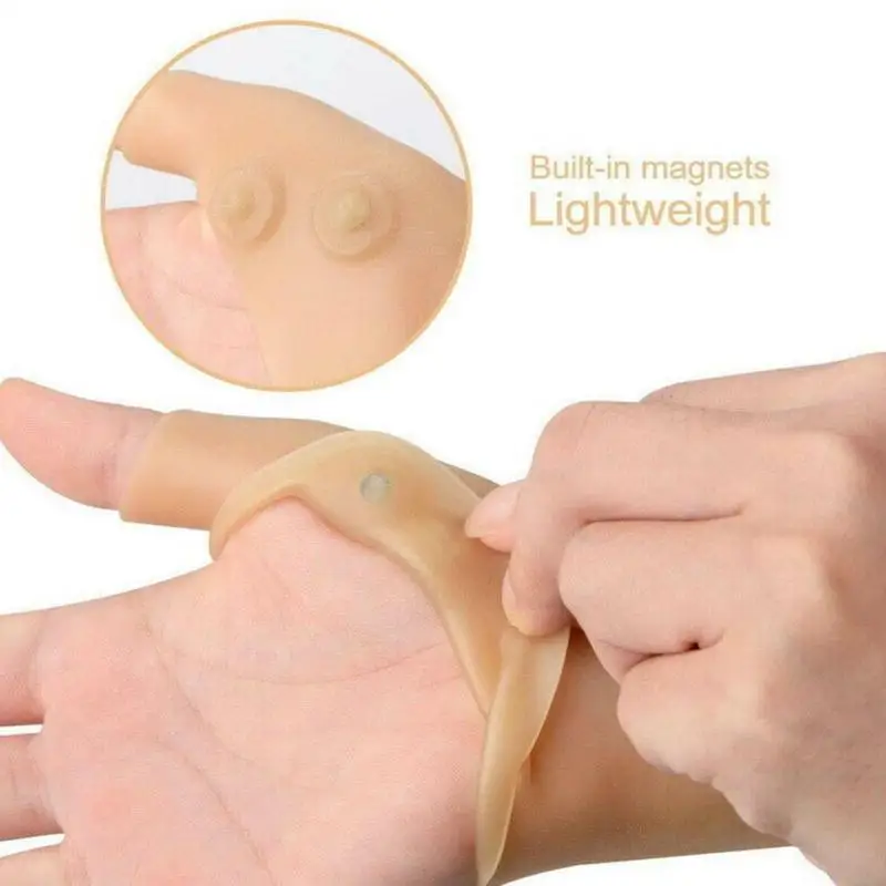 Terapia magnetica polso mano pollice guanti di supporto Gel di Silicone artrite correttore di pressione massaggio guanti antidolorifici