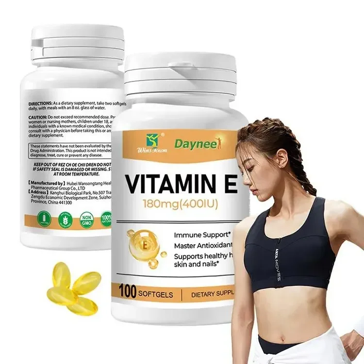 

1 bottle of vitamin E soft capsules with evening primrose oil extraction promoting immunity firming and elasticity of the skin