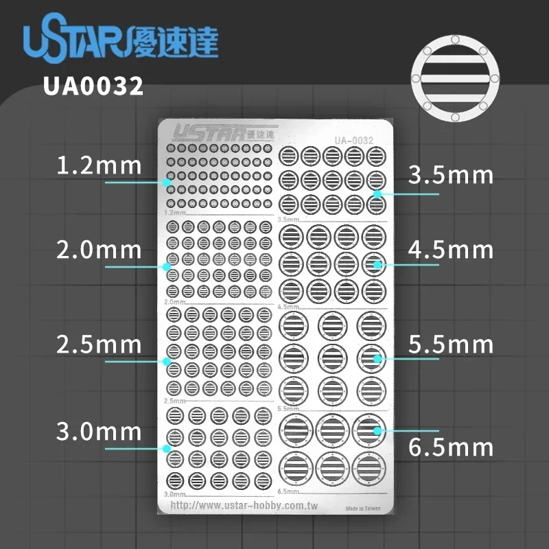 Ustar modelo ferramentas UA-80031 ~ 80061 modelo peças de gravação modelo ferramentas de construção peças de modificação para modelador acessórios diy