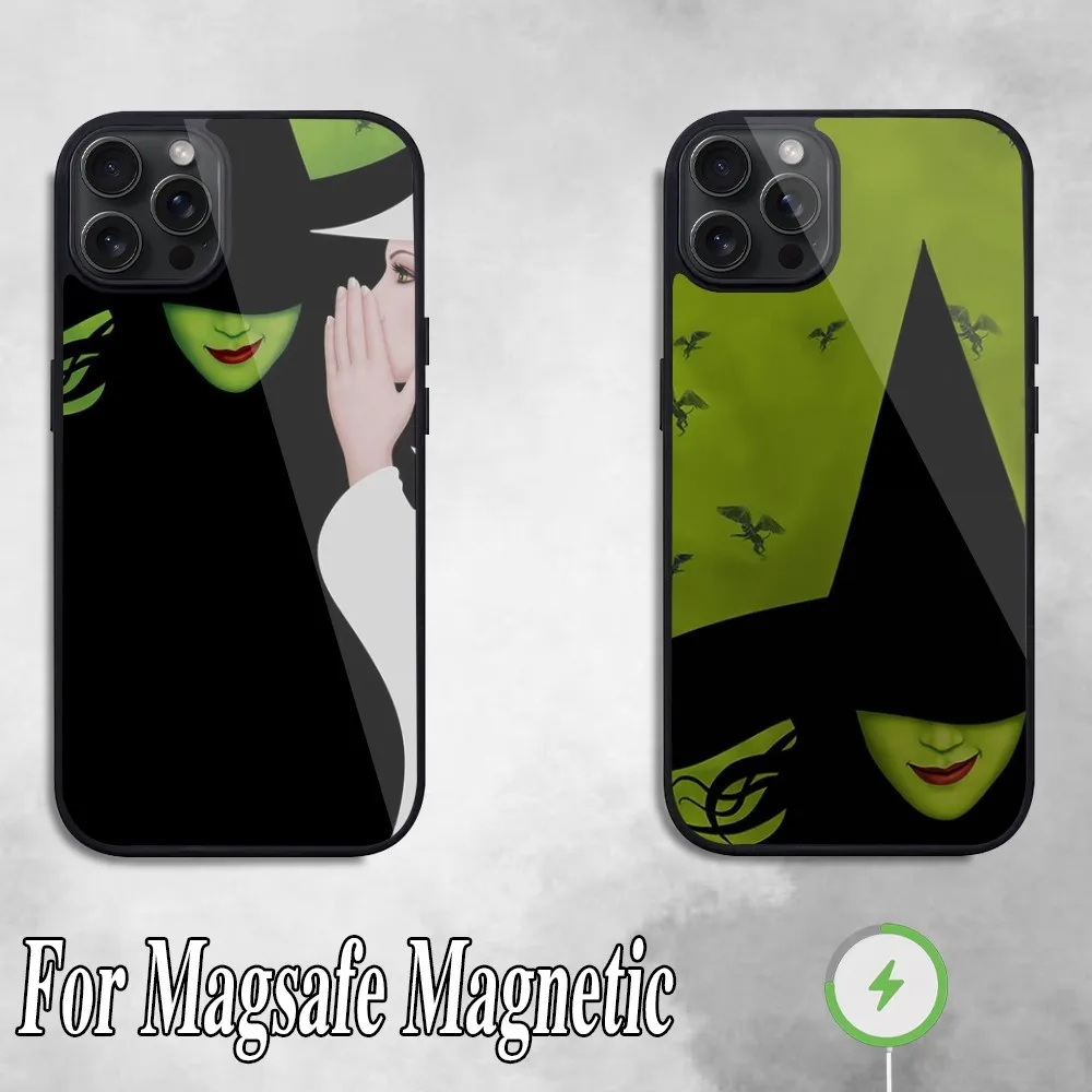 W-Wicked Musical Broadway Drama Phone Case For iPhone 11 Mini 12 13 Max 14 Plus 15 Pro Magesafe Magnetic Shell