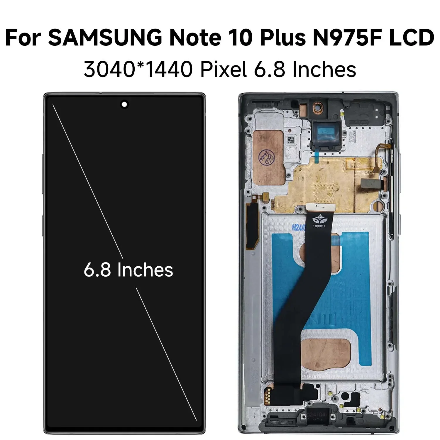 TFT For Samsung Galaxy Note10+ N975F N976F Lcd Display Digital Touch Screen with Frame for Samsung Galaxy Note 10 Plus 5G