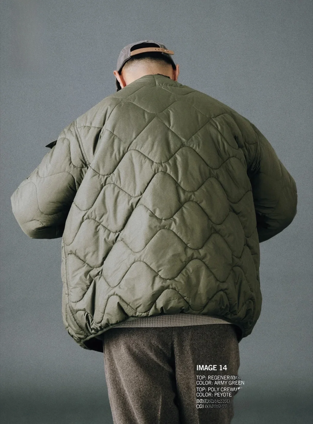 

MADN Field Liner Jaet 24AW Embroidered Inner Bfled Cotton Jaet Outerwear Trendy Youth ulari Warm Thiened