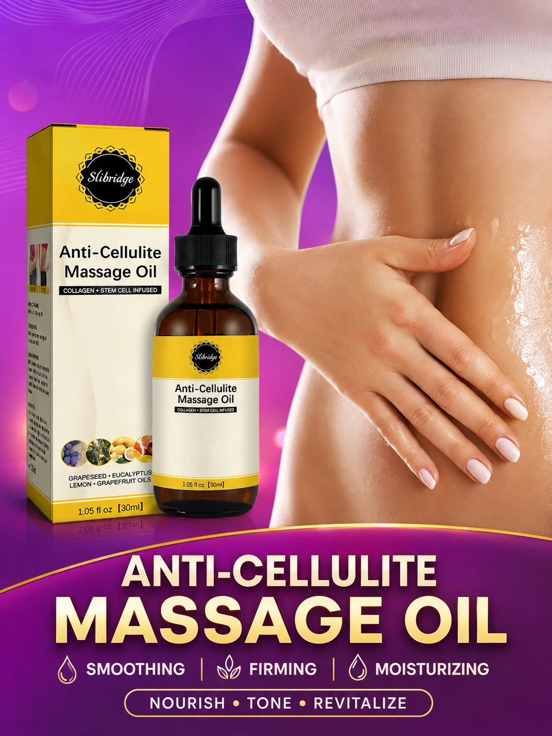 Full Body Massage Oil for Skin Firming Body Shaping Tightening Care Women and Men