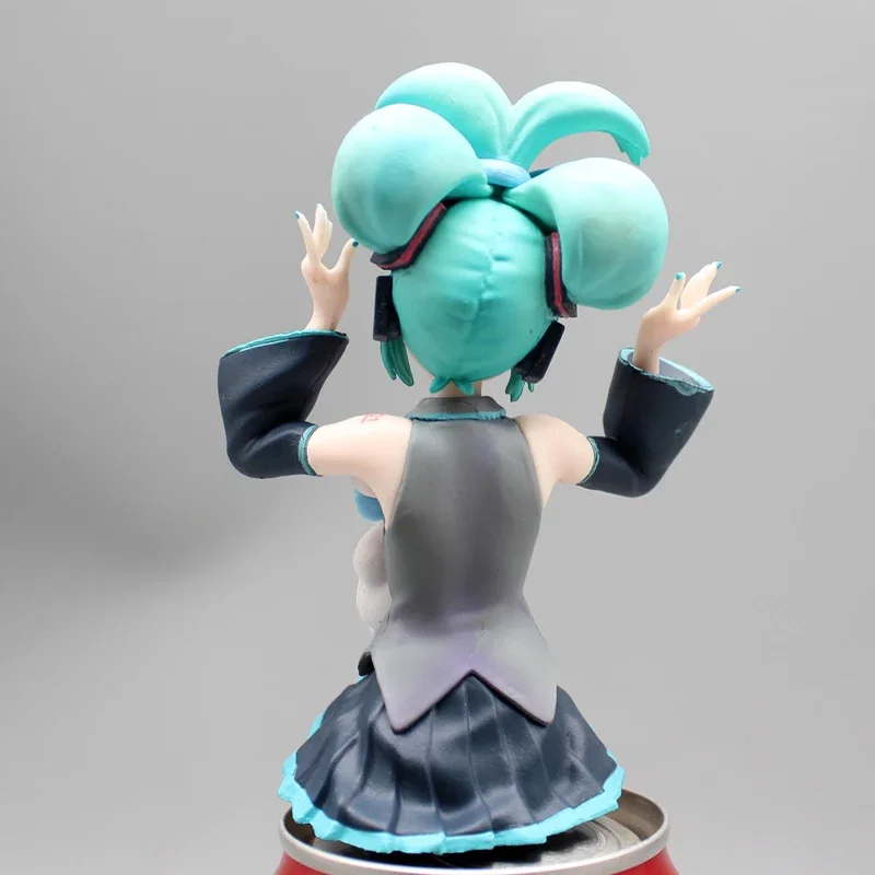 15.5cm Kawaii Anime Hatsune Miku Figure Bunny Dolls Noodles Stopper Miku Cinnamoroll Nendoroid Toys Model PVC Collectible Gift