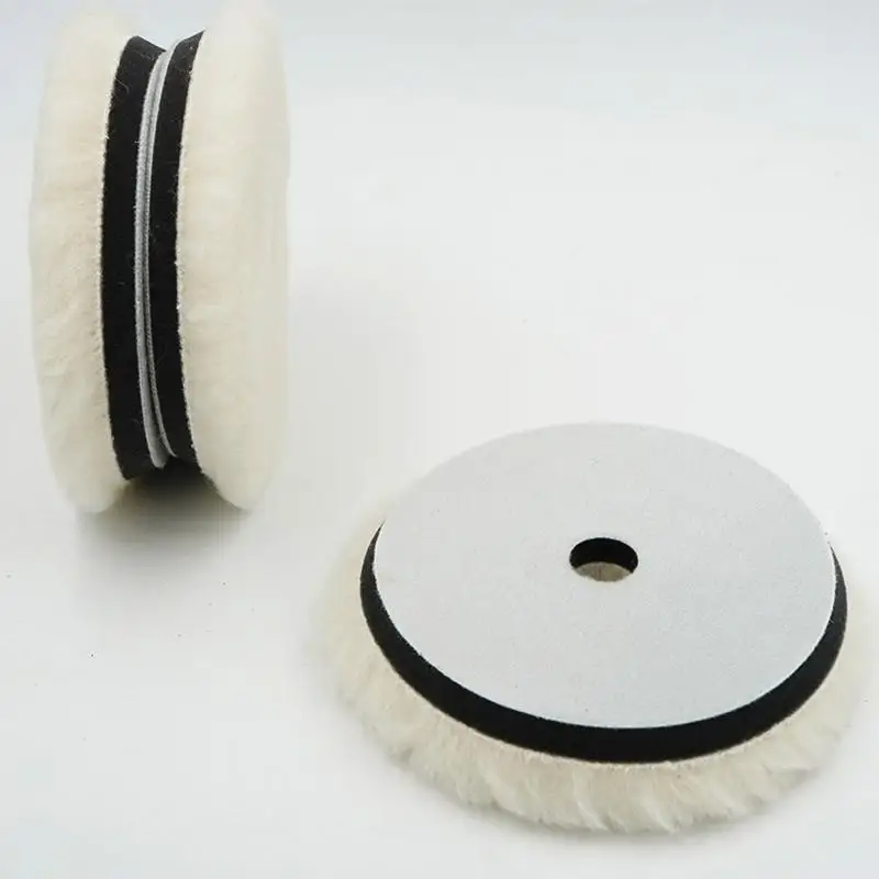 31BC Portable Wool Polishing Pad Buffing Pad for Car Polisher Buffer Wax Applicator