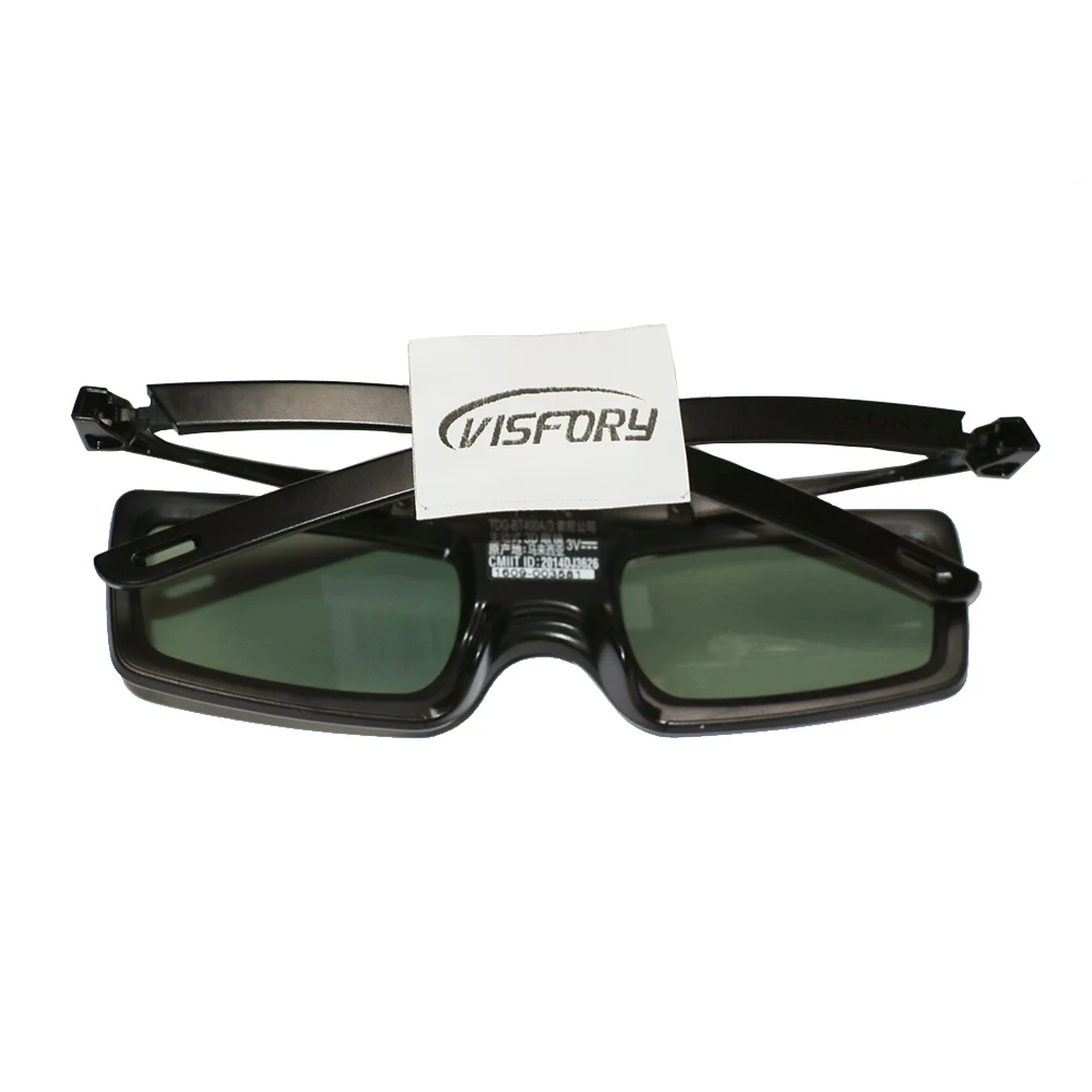 VISFORY Professional Universal for DLP LINK Shutter Active 3D Glasses replace DLP Projector for optoma Sharp LG Acer BenQ epson