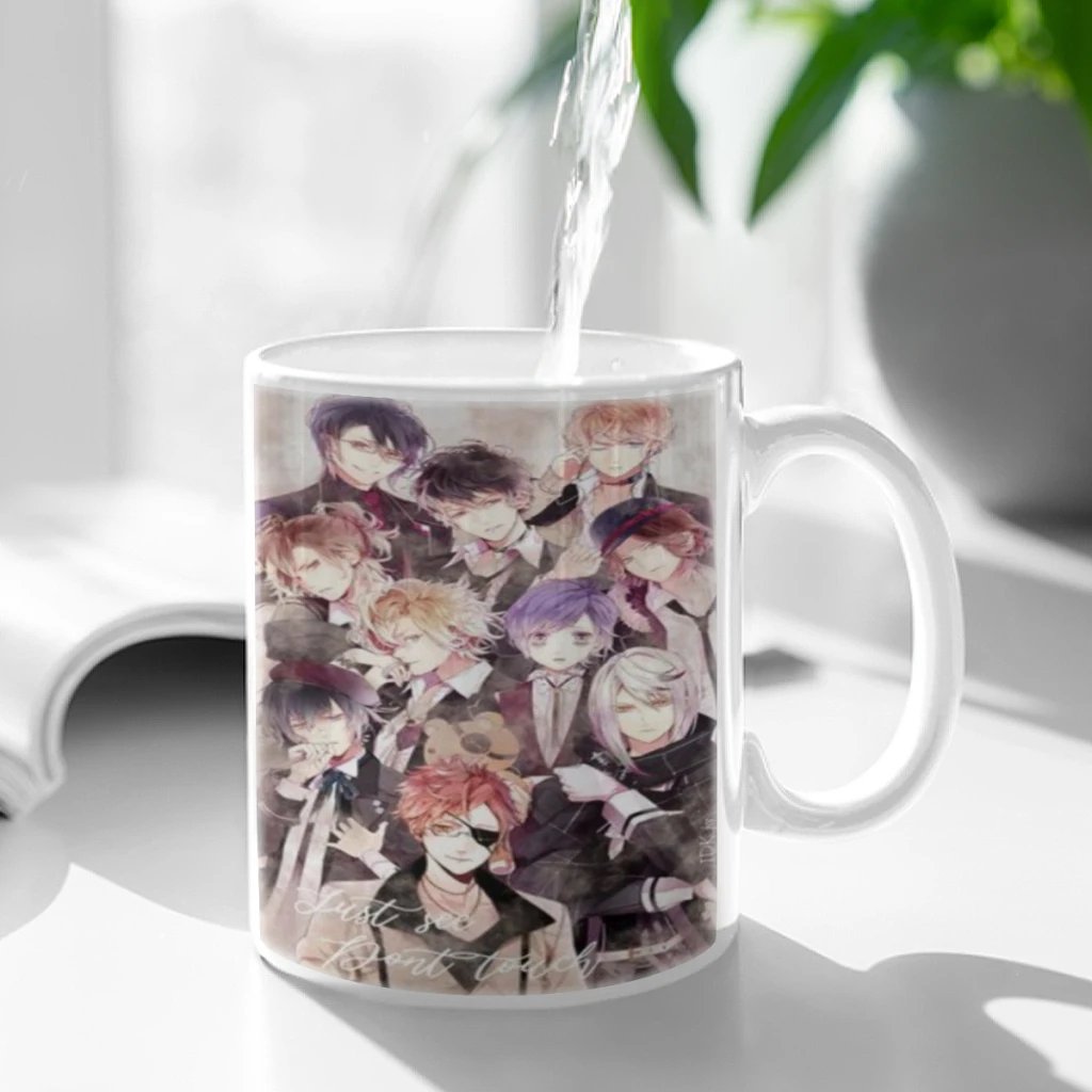 Anime D-Diabolik Lovers Movie Ceramic Mug Cute Coffee Tea Milk Stave Mugs And Cups with Handle Novelty Gifts