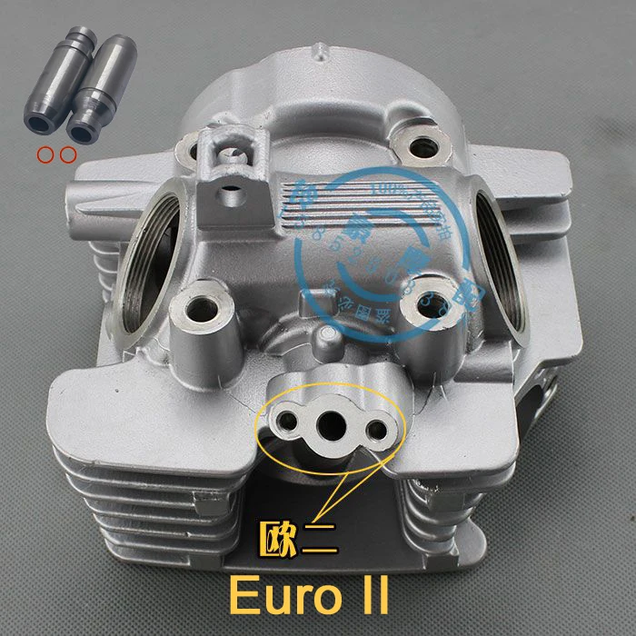 Motorcycle Engine Bare Cylinder Head With Valve Guides For Yamaha YBR125/JYM125(Euro II/III Model)